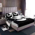 thumbnail image 1 of Erosebridal Minimalst Full Sheet Sets, Futuristic Geometric Bedding Full Size, Mid Century Decor 4pcs, 1 of 7