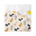 thumbnail image 3 of Qiylii Baby Boy Dinosaur Romper, Long Sleeve Crew Neck Rainbow Print Bodysuit, 3 of 9