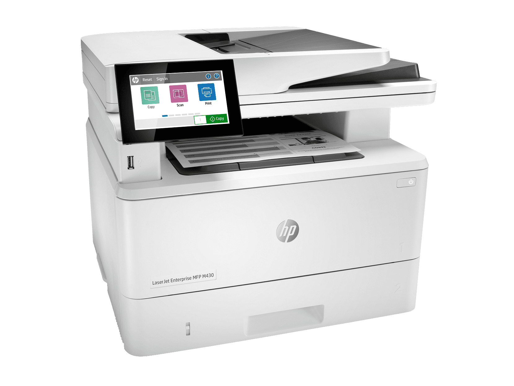 Restored HP LaserJet Enterprise MFP M430f (Refurbished)