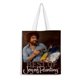 thumbnail image 1 of Bob Ross: El Placer de Pintar Bolso de tela con estampado de lienzo para mujer, bolsa de compras reutilizable y estética, con cremallera interior, regalo para mujer,38*45cm., 1 of 6