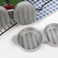 thumbnail image 3 of 2X Mini Hamburger Presses Nonstick 3 Slot Small Burger Patties Triple Beef Burger Maker Mold Machine Meat Kitchen, 3 of 7