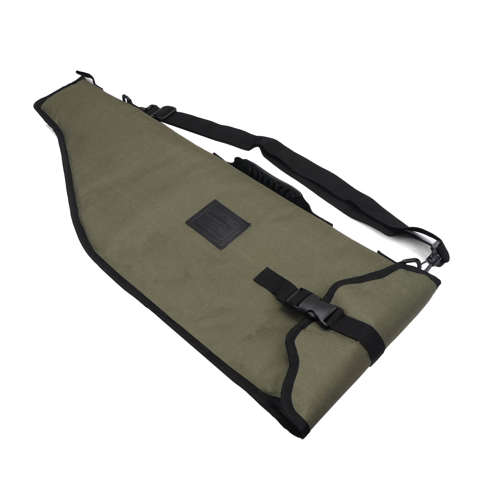 Tourbon Green Takedown Shotgun Scabbard Bag, 600D Nylon Rifle Carry Bag with Removable Shoulder Strap, Fits 28" Barrels-1 count Nylon Bag Only