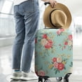 thumbnail image 2 of Pioneer Flower Floral Print Pattern Luggage Cover Fashion Suitcase Cover Baggage Covers Fit 25-28 Inch Luggage (Go Travel), 2 of 2