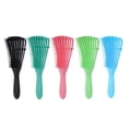 thumbnail image 2 of Juego de peines para cortar el cabello con cepillo desenredante, peines de precisión de varios tamaños para cabello húmedo y seco, ideales para peinados de salón., 2 of 5