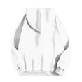 thumbnail image 6 of GaThRRgYP Summer Tops for Women,Women Tops Summer T-Shirts Short Sleeve,Womens Oversized Hoodies Casual Long Sleeve Fleece Sweatshirts Pullover Sweaters Teen Girls Preppy Tops Clothes White S, 6 of 7
