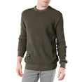 thumbnail image 4 of ZIMEGO Men's Classic Vintage Color Wash Ribbed Crew Neck Pullover Casual Sweater, 4 of 6
