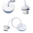thumbnail image 3 of Accesorios para lámparas colgantes E27 2024, accesorios de metal para lámparas colgantes, portalámparas E27 con cable, soporte de suspensión para luminaria de techo, 3 of 5