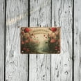 thumbnail image 2 of Noete 12x16 Inch Vintage Floral Tin Sign Trees Of Green Red Roses Sign Wall Art for Kitchen, Garden & Home Decor, Funny Retro Metal Sign, 2 of 8