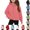 Watermelon Red, variant on YOUYEDIAN Zip Up Hoodies for Girls Fall Winter Casual Hooded Jackets Oversized Lightweight Coats with Pockets