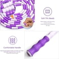 thumbnail image 3 of Jump Rope Beaded Jump Rope, Skipping Rope Adjustable for Adult Kids, Tangle-Free Speed Rope for Double Dutch Boxing Workout Exercise Fitness Weight Loss, 3 of 5