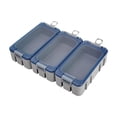 thumbnail image 1 of DYNWAVECA 3 Pieces Fishing Accessories Box Fly Fishing Box Waterproof Fishing Lure Box gray, 1 of 10
