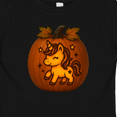 thumbnail image 4 of Inktastic Halloween Unicorn Pumpkin Girls Baby T-Shirt, 4 of 5