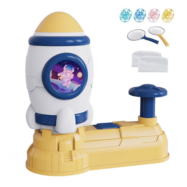 Lanzador de discos voladores para niños, nave espacial, actividad educativa al aire libre, lindos juguetes competitivos para pisar discos voladores, juguetes lanzadores de discos voladores.