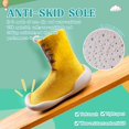 thumbnail image 6 of Baby Shoes Toddler Boys Girls First Walking Socks Shoes Non-Skid Slipper Indoor Floor Sneakers for Unisex Newborn Infants, 6 of 9