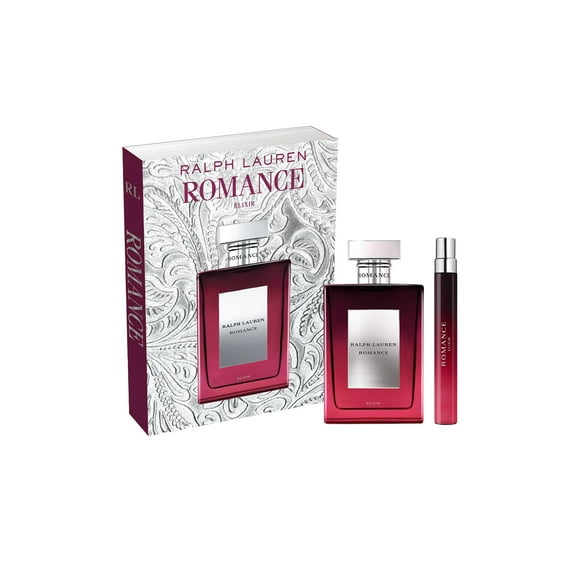 RALPH LAUREN FRAGRANCES Romance Elixir - Womens Perfume Gift Set - Full Size Fragrance, 2.3 Fl Oz & 0.3 Fl Oz Travel Size