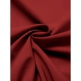 thumbnail image 6 of Plus Size Womens Burgundy A-Line Dress With Shawl Collar And Short Sleeves For Formal Or Office Wear, 6 of 7