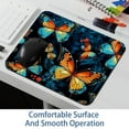 thumbnail image 6 of Butterfly Gaming Mouse Pad, Desk Mat, Square 8.3x9.8 Inch Non-Slip Rubber Bottom Printed for Office and Gaming, 6 of 6