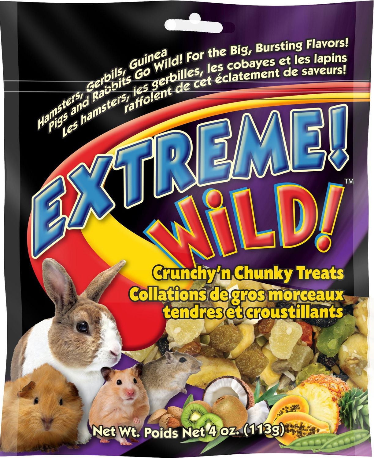 Extreme! Wild!™ Crunchy & Chunky Treats for Small Animals, 113g