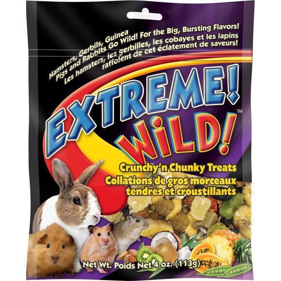 Extreme! Wild!™ Crunchy & Chunky Treats for Small Animals, 113g