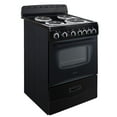 thumbnail image 4 of Avanti 24 Inch 2.6 cu ft Double Oven Electric Range in Black, 4 of 5