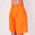 thumbnail image 6 of Bovemsi Women's Casual Pants Women Fashion Multicolor Suit Shorts Zipper Pocket Solid Color Cropped for Summer Travel, 6 of 6