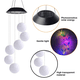 thumbnail image 3 of Cadena de luces solares colgantes con campanillas de viento: luces decorativas para exteriores para patio, porche y jardín, 3 of 5