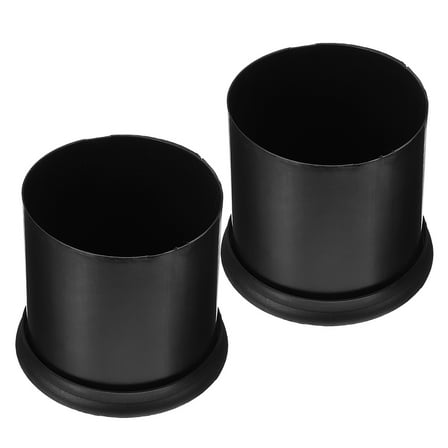 Homoyoyo Toilet Bowl Stand Plastic Pieces Black Replacement Parts for Bathroom Fixtures