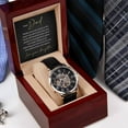thumbnail image 2 of Father's Day Gift Luxury Openwork Watch - Men's Openwork Watch - Mahogany Gift Box, 2 of 6