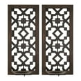 thumbnail image 1 of 6.75" X 1" X 15" Black Wood Mdf Metal Sconce, 1 of 1