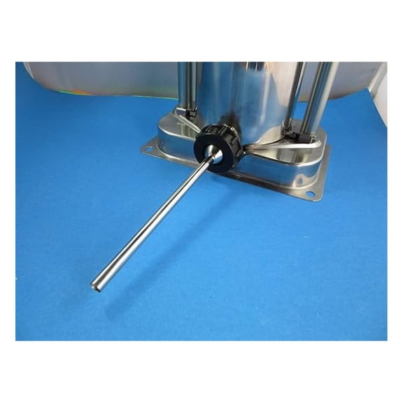 Narrow 3/8" 9mm Snack Stick Tube Cone Funnel for LEM 606 1606 Sausage 5 LB Stuffer. 1 9/16" Base. 6 3/4" Long. Stainless Steel.
