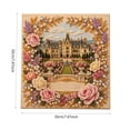 thumbnail image 2 of DIY Pearl Painting Gemstone Diamond Painting, DIY Beaded Art Kit Castle Pearl Painting, Pearls Art Kits, Fountain Paintings, Diamond Dots Beads Canvas Arts for Wall Decor, 7.87in, 2 of 6