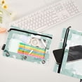 thumbnail image 4 of 2 Pack Flip Folders with Clear PVC Window Binder Pouches 3-Ring Binder Organizer for Office & Home Cute Cartoon Llama Pattern, 4 of 6