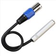thumbnail image 3 of 3X Cable de 1/4 una XLR, Adaptador de Audio EstéReo Equilibrado de 1/4 de Pulgada Hembra una XLR Macho, Conector Macho de un Cuarto de Pulgada /TRS una XLR, 3 of 5