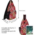thumbnail image 3 of Sling Backpack,Travel Hiking Daypack Periwinkle Crossbody Shoulder Bag, 3 of 6