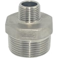 thumbnail image 2 of GHSDFBB Réducteur Fileté pour Tétine Hexagonale 1-1/4"x 1/2 Pouces Connecteur de Tuyau/adaptateur, Acier Inoxydable 304 NPT, 2 of 6