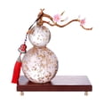 thumbnail image 1 of Estatua de calabaza china, adorno de Feng Shui, relleno de lámina dorada, figura de calabaza Hulu, escultura de resina para entrada interior de año, 1 of 8