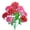 Pink, variant on UV Resistant Artificial Flowers with Green Leaves, Realistic Faux Flowers Bouquet, All Weather Decor, Ramos De Flores Artificiales for Vase Arrangement(Pink)
