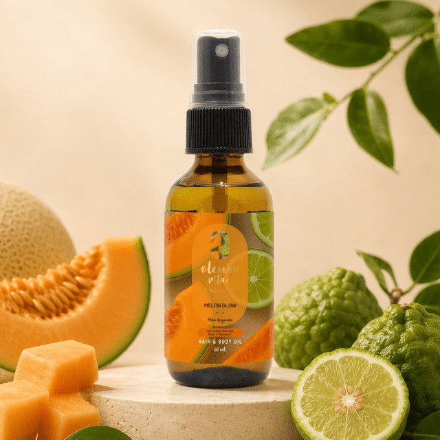 Aceite Para Cabello y Cuerpo Melon Glow Melón Bergamota 60 ml