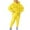 Yellow, variant on Prolriy Sweatsuits for Women Ladies' Solid Color Sweater Casual Suit Sportswear Long Sleeved Trousers Two Piece Set Womens 2 Piece Outfits White M