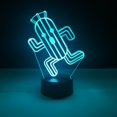 thumbnail image 1 of Night Light Finals Fantasy Cactuars 3D LED que cambia de color, 1 of 2