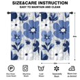 thumbnail image 2 of Blackout Kids Curtains,Blue Pioneer Flower Childrens Insulated Curtains Set Of 2,Bedroom Essentials,Toddler Room Decor 52x84in(132x213cm), 2 of 4