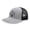 Grey/Black, variant on Detroit DET Snapback Trucker Hat for Men and Women by International Tie (Black/White)