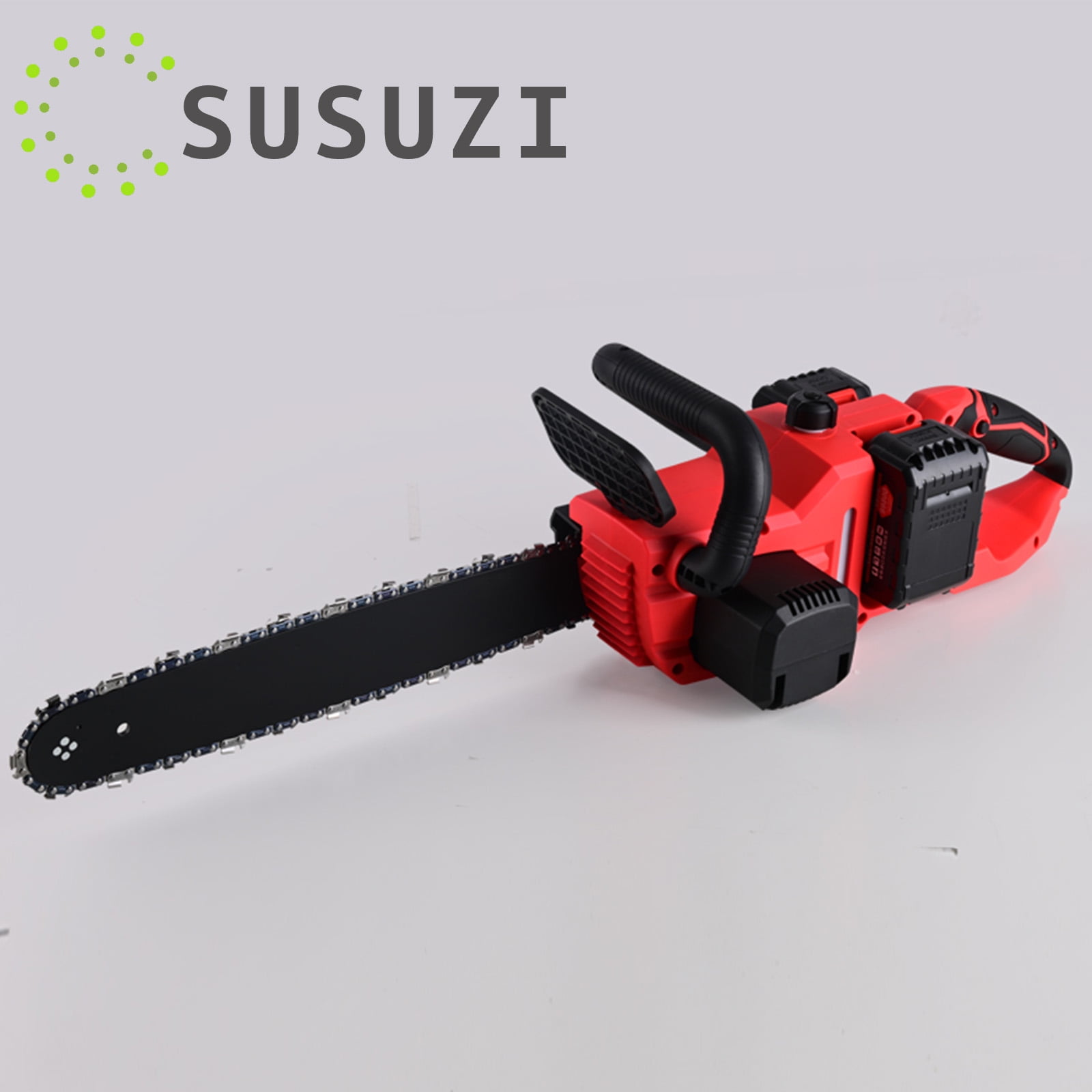 16" 42V Brushless Cordless Chainsaw Kit, 1200W Battery Powered Chain Saw with 2×2000mAh Batteries & 2 Chains, Electric Saw for Wood Cutting Tree Trimming