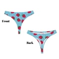 thumbnail image 3 of Fotbe Strawberries Tanga Sin Costuras para Mujer con Estampado – Panties Invisibles, Transpirables y Cómodos para Uso Diario-Large, 3 of 6