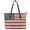 American Flag Vintage, variant on POLERO Christmas tree Purse Tote Bags, PU Leather Saddle Handbag for Travel, Large Capacity Waterproof Top Handle Satchel Bag