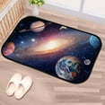 thumbnail image 5 of Floor Door Mats Bath Rugs Space Solar System Planet Galaxy Bathroom Carpet Non-Slip Absorbent for Entryway Indoor 23.6x15.7in Carpet Runner, 5 of 7