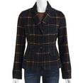 Women's Faux Wool Blazer With Elbow Patches