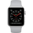 thumbnail image 3 of Restored Watch Gen 3 Series 3 Cell 38mm Silver Aluminum - Fog Sport Band MQJN2LL/A (Refurbished), 3 of 7