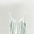 thumbnail image 6 of Fengactive Womens Ruffle Hem Chemise V Neck Lace Trim Ruched Bust Spaghetti Strap Sleepwear, 6 of 9