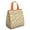 LightColor Dinosaurs Flowers, variant on LightColor Dinosaurs Volcanoes Pattern Insulated Lunch Bag for Women & Adults,Large Portable Soft Cooler Lunch Bag,Thermal Food Storage Tote with Pearl Cotton,8.66L,8.75x5.75x9.5 Inch